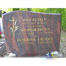 Grafstenen kerkhof Herwen Coll. HKR (216) W.Bruns & H.J.Rutjes